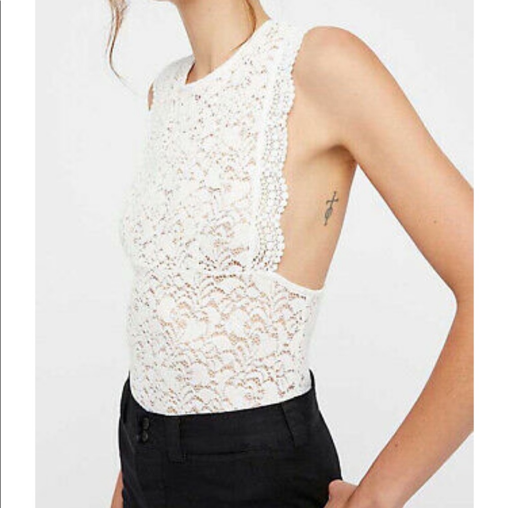 Free People Intimately “Sure Thing” lace top
